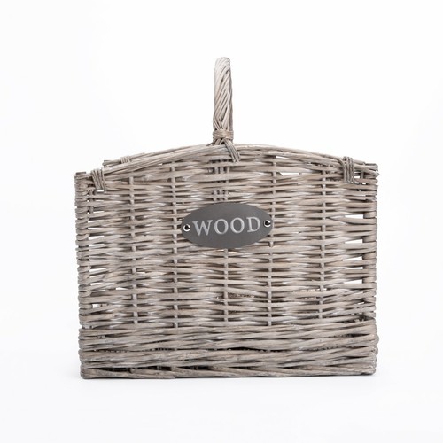 Large grey washed - large, wicker