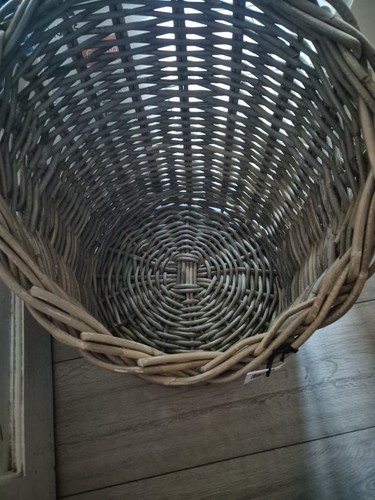Ivyline wicker log basket - ivyline,