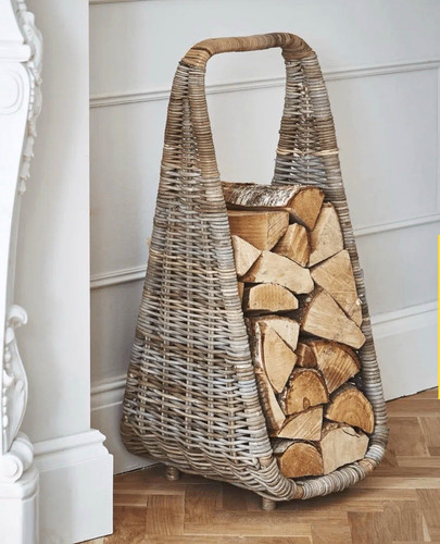Rattan grey wicker - grey, holder