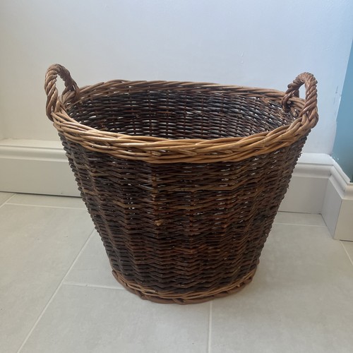 Vintage wicker brown - vintage,