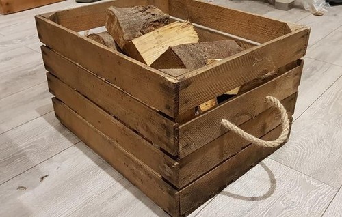 Log basket fire - basket, storage