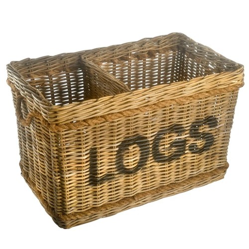 Log basket - basket, with