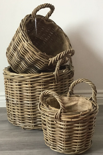 Round rattan log - round,