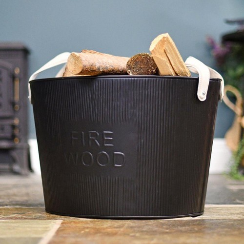 Large steel log - steel, holder