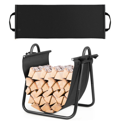 Firewood log holder - firewood, rack
