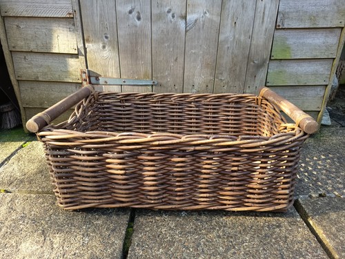 Vintage log basket - log,