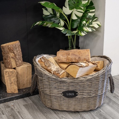Tapered wicker log - wicker, storage