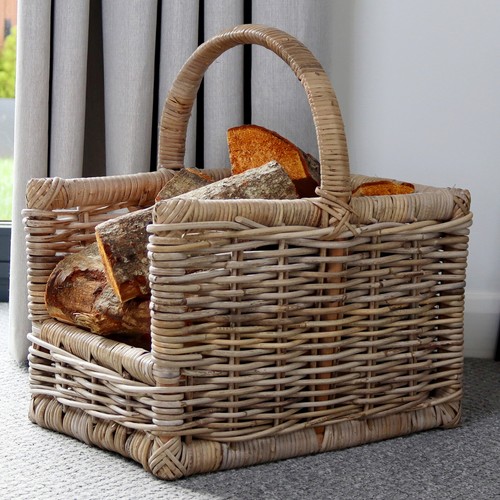 Open ended log basket - open,