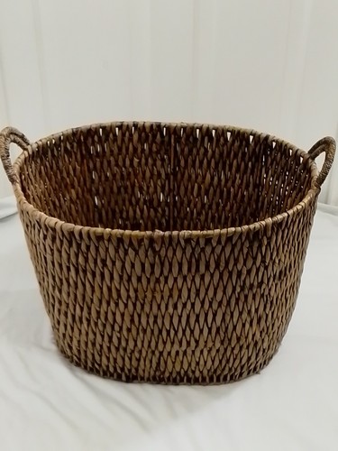 Large woven rattan - woven, log